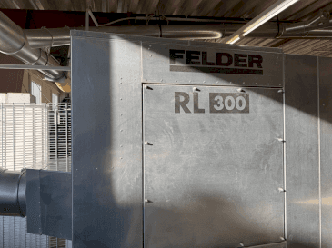 Frontansicht der FELDER FELDER RL 300  Maschine