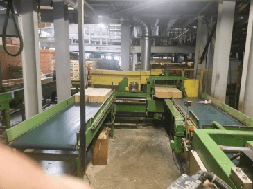 Frontansicht der Grecon Dimter FDL-F 205/600/500 Maschine