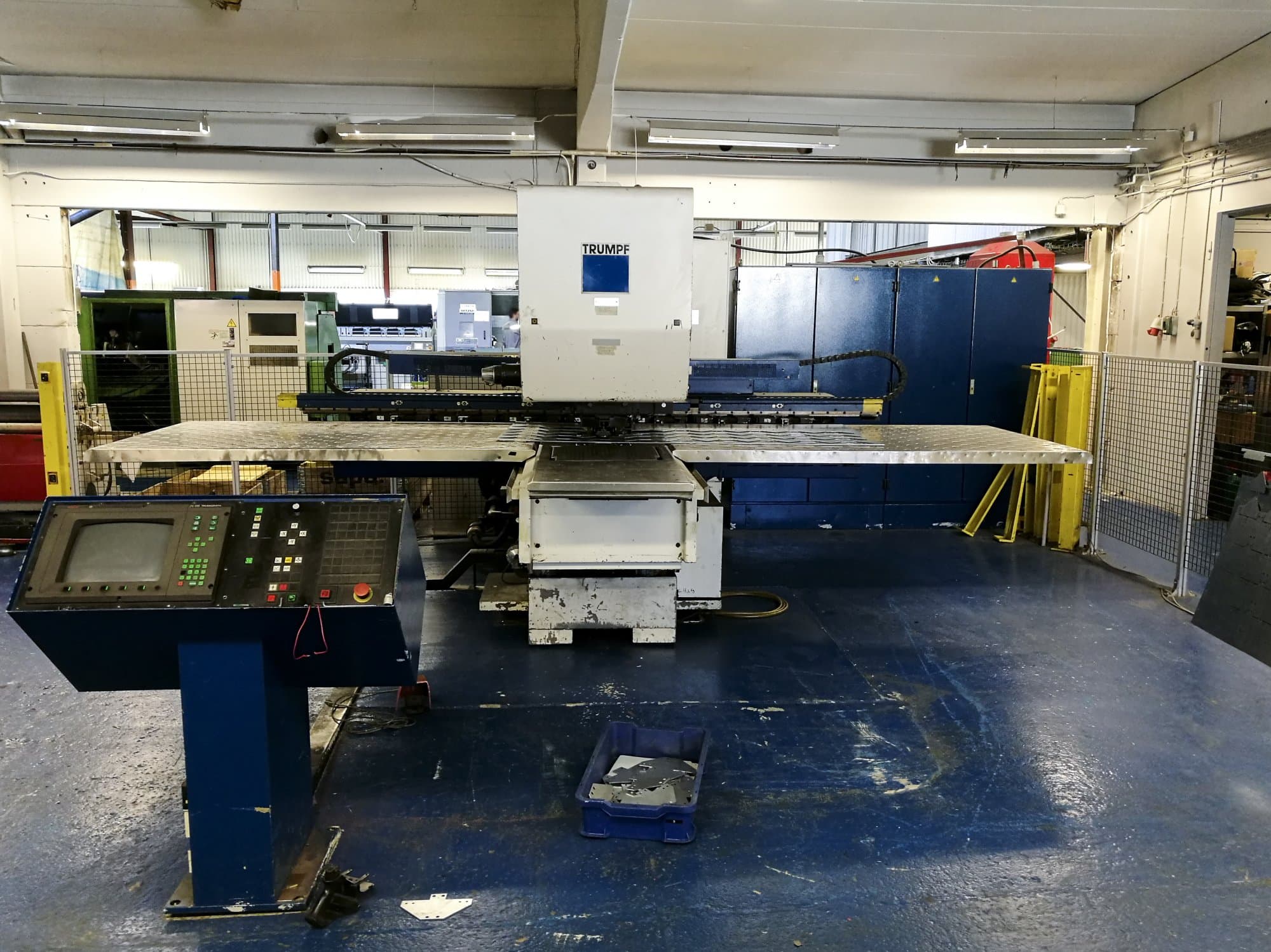 Frontanschit der Trumpf Trumatic 260 Rotation Maschine