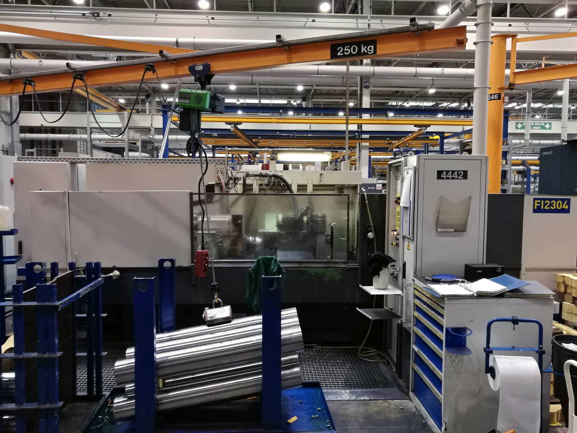 Frontansicht der Fortuna FMU43D450/1600N45 Maschine