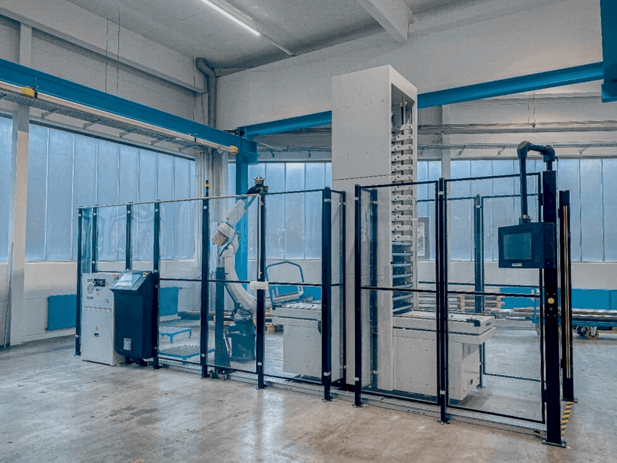 Frontansicht der FANUC ARC Mate 120iD/35, M-20iD/35 Maschine