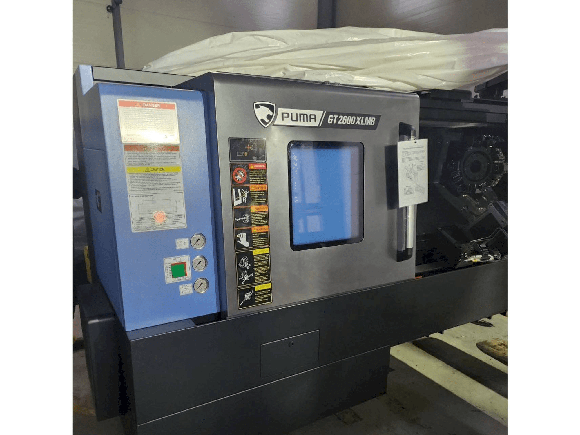 Front view of DN SOLUTIONS machine