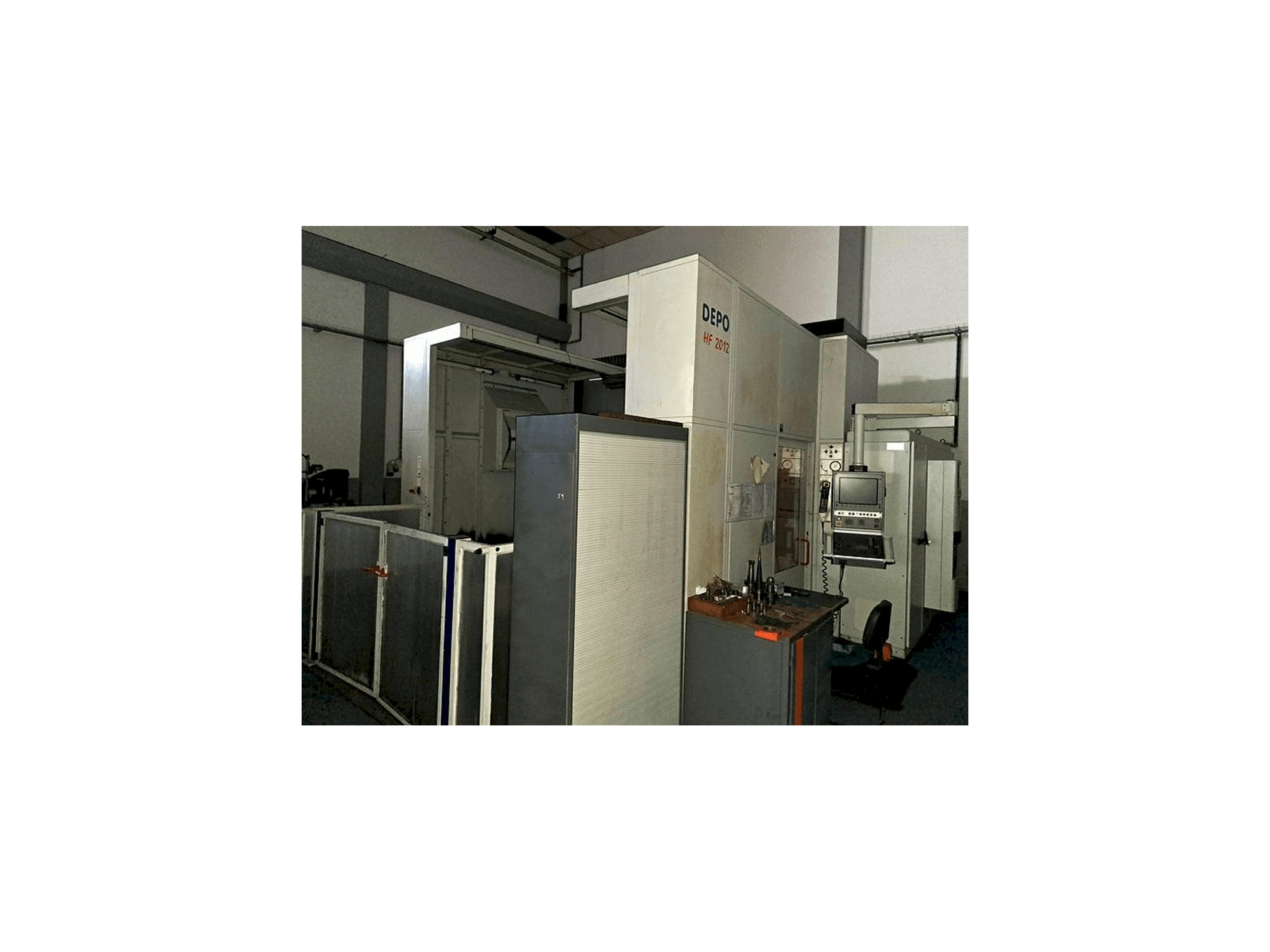 Front view of DEPO HP machine