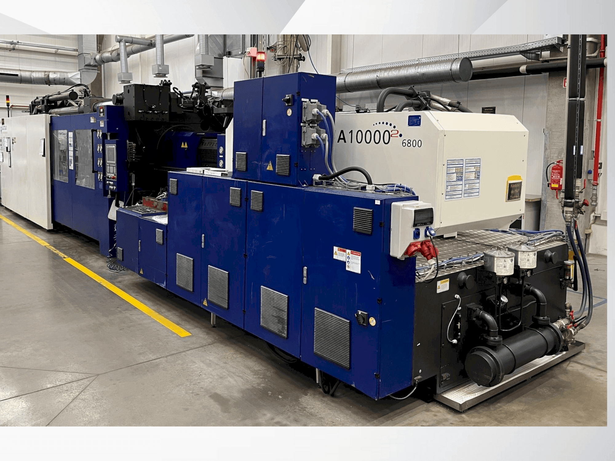 Frontansicht der HAITIAN MARS MA10000 II Maschine