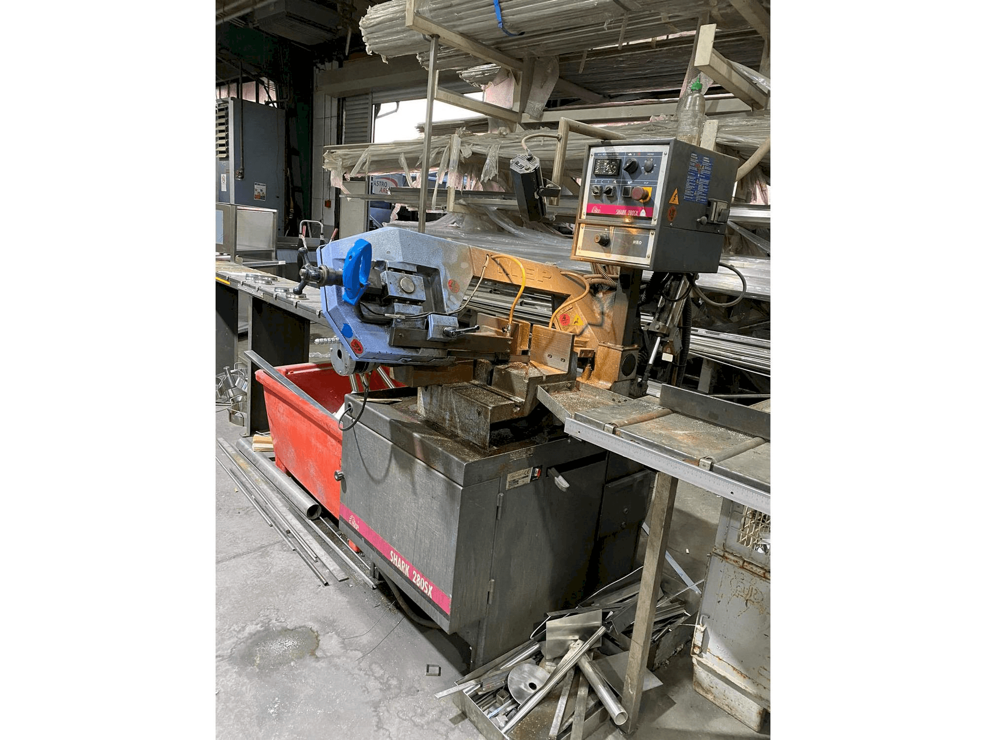 Front view of Nisshinbo MAP-750 machine