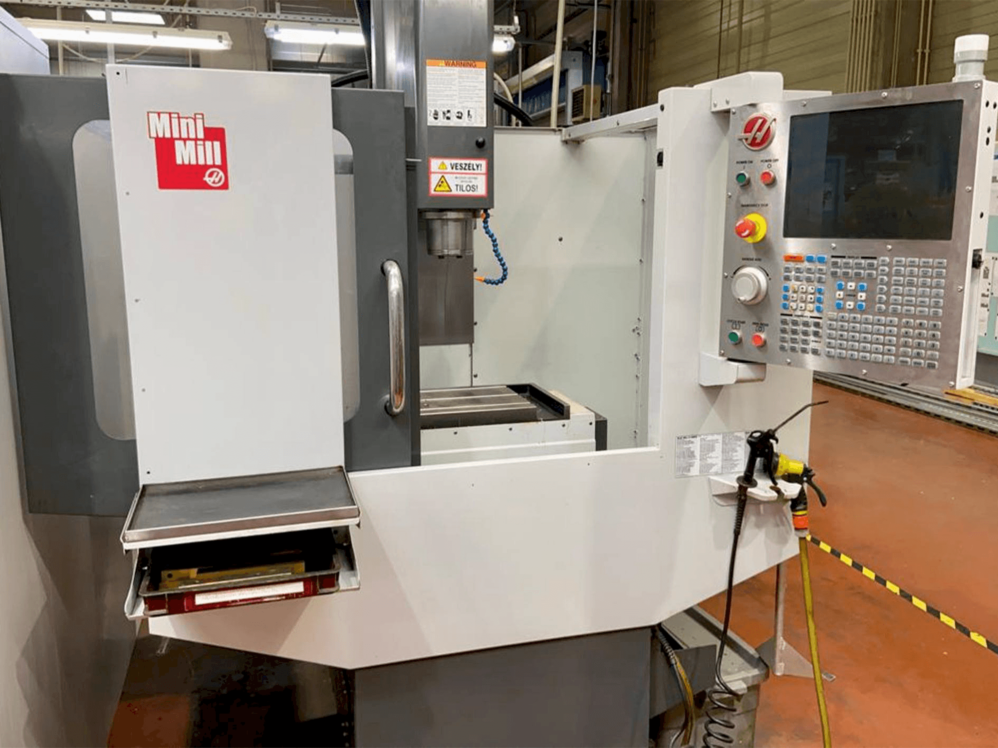 Front view of HAAS MINIMILL machine