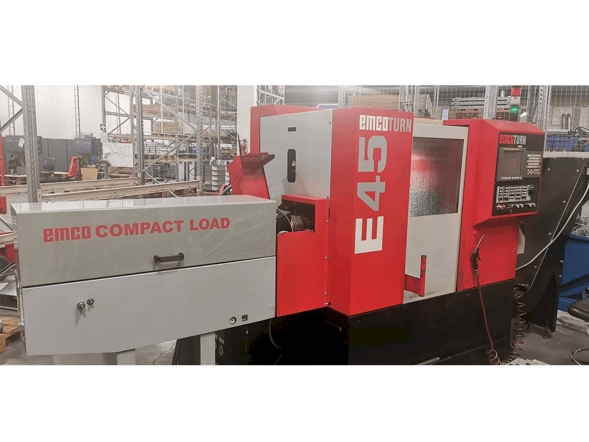 Front view of Emcoturn E 45 machine