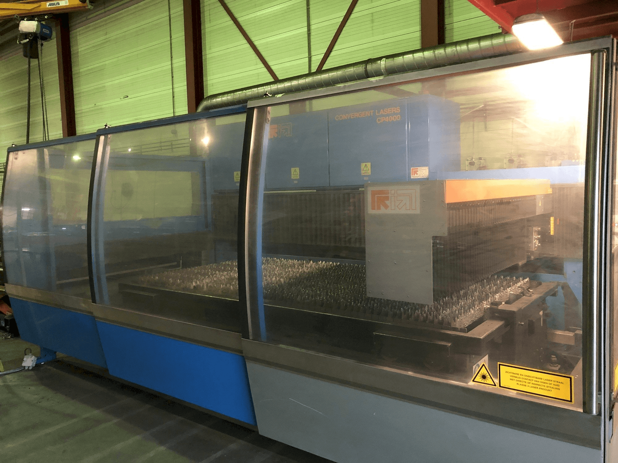 Front view of Prima Power Platino CP4000 machine