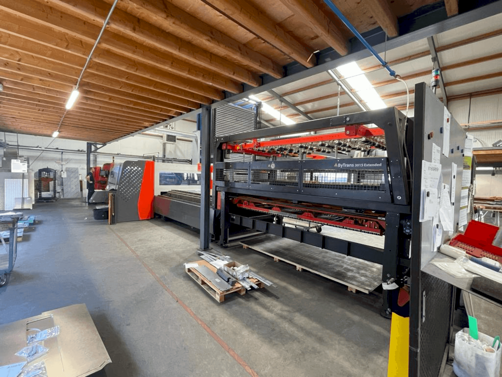 Front view of Bystronic ByTrans 3015 Extended machine